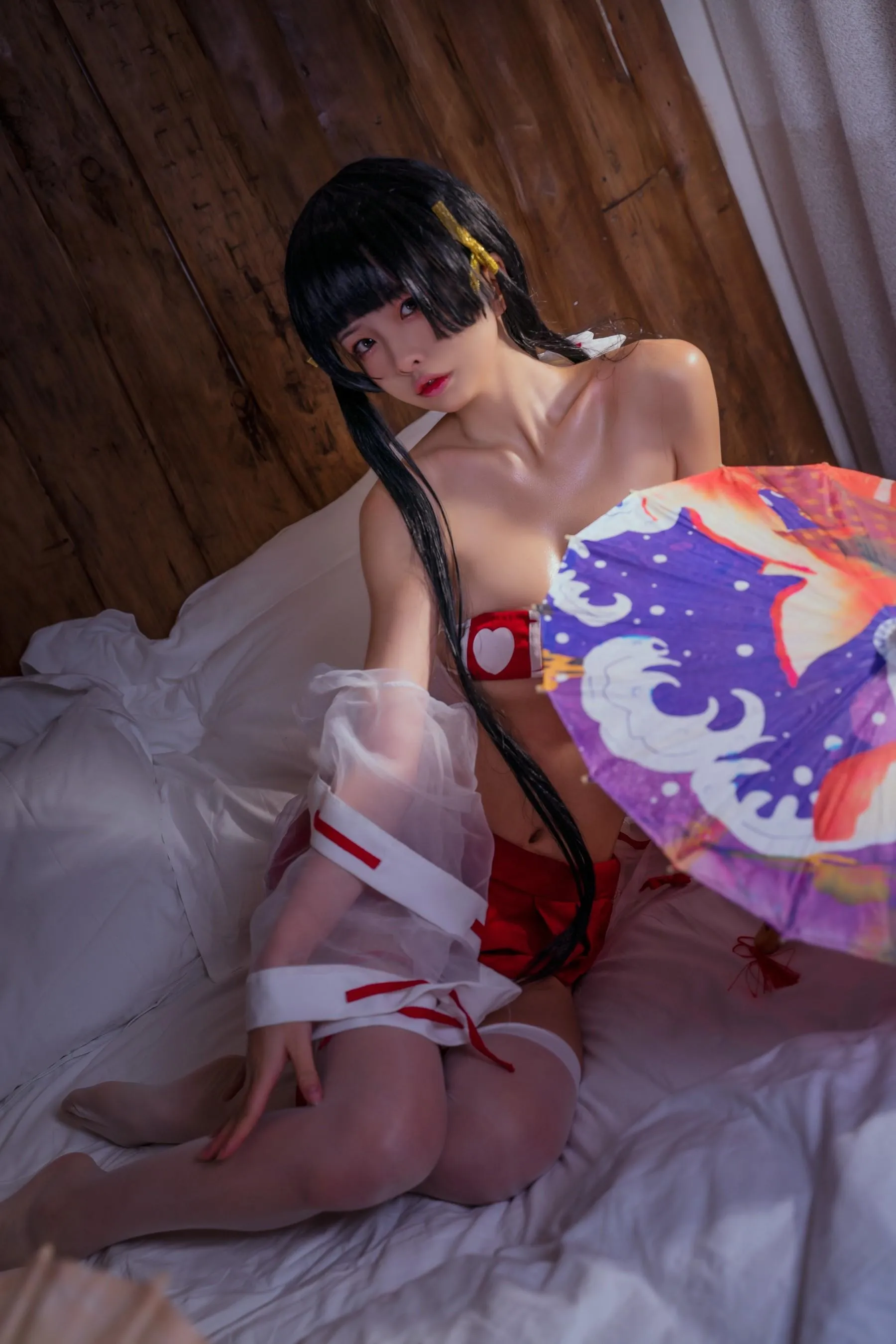 可可老师 – NO.13 温泉巫女 [50P]插图2